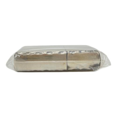 ZIPPO (ジッポ) オイルライター 2005年製 STERLING SILVER 角凹凸