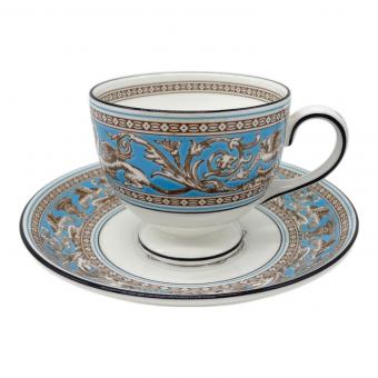 Wedgwood (ウェッジウッド) カップ&ソーサー フロレンティーン・ターコイズ
