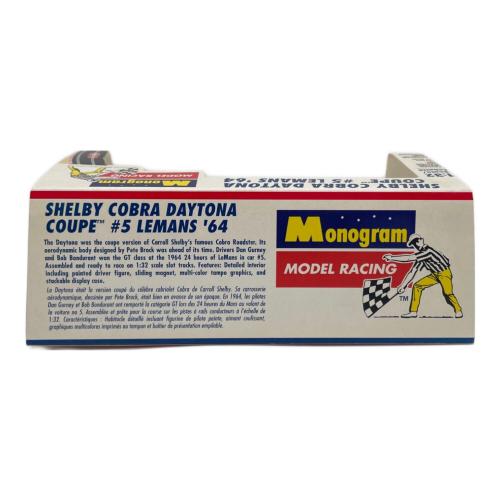 monogram (モノグラム) 1/32 SHELBY COBRA DAYTONA COUPE LEMANS 64 ミニカー スロットカー