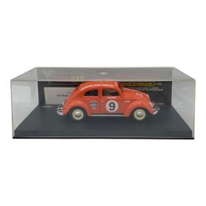 PINK KAR 1/32 フォルクスワーゲン ビートル Nassau 1963（オレンジ、ゼッケン9） ミニカー