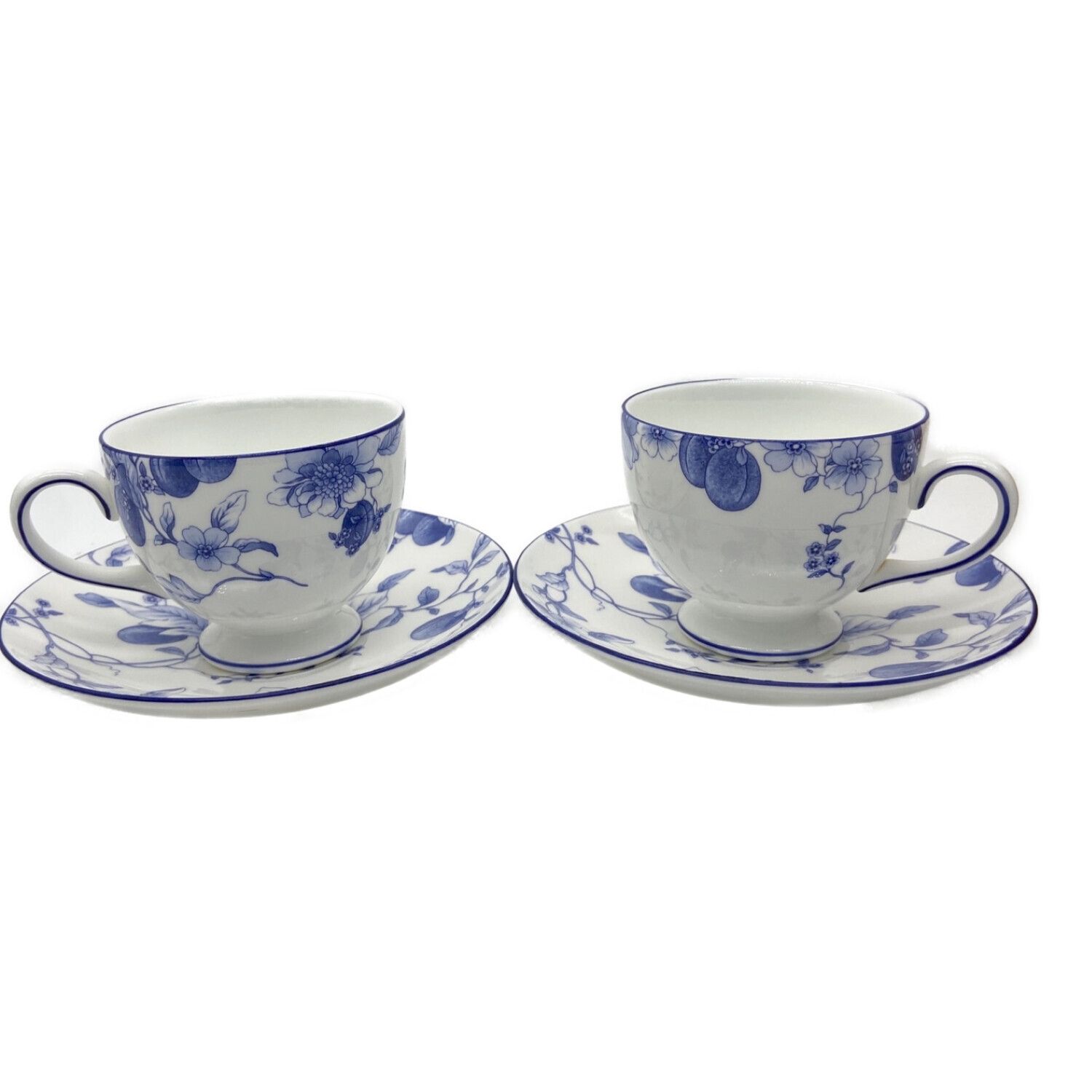 Wedgwood (ウェッジウッド) カップ&ソーサー ブループラム 2Pセット