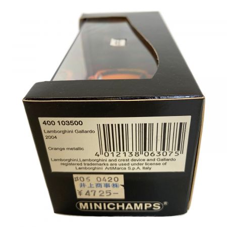 MINICHAMPS (ミニチャンプス) モデルカー 現状販売 Lamborghini Gallardo 2004 400 103500