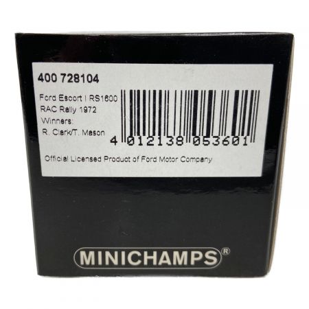 MINICHAMPS (ミニチャンプス) モデルカー Ford Escort 1 RS1600 400 728104