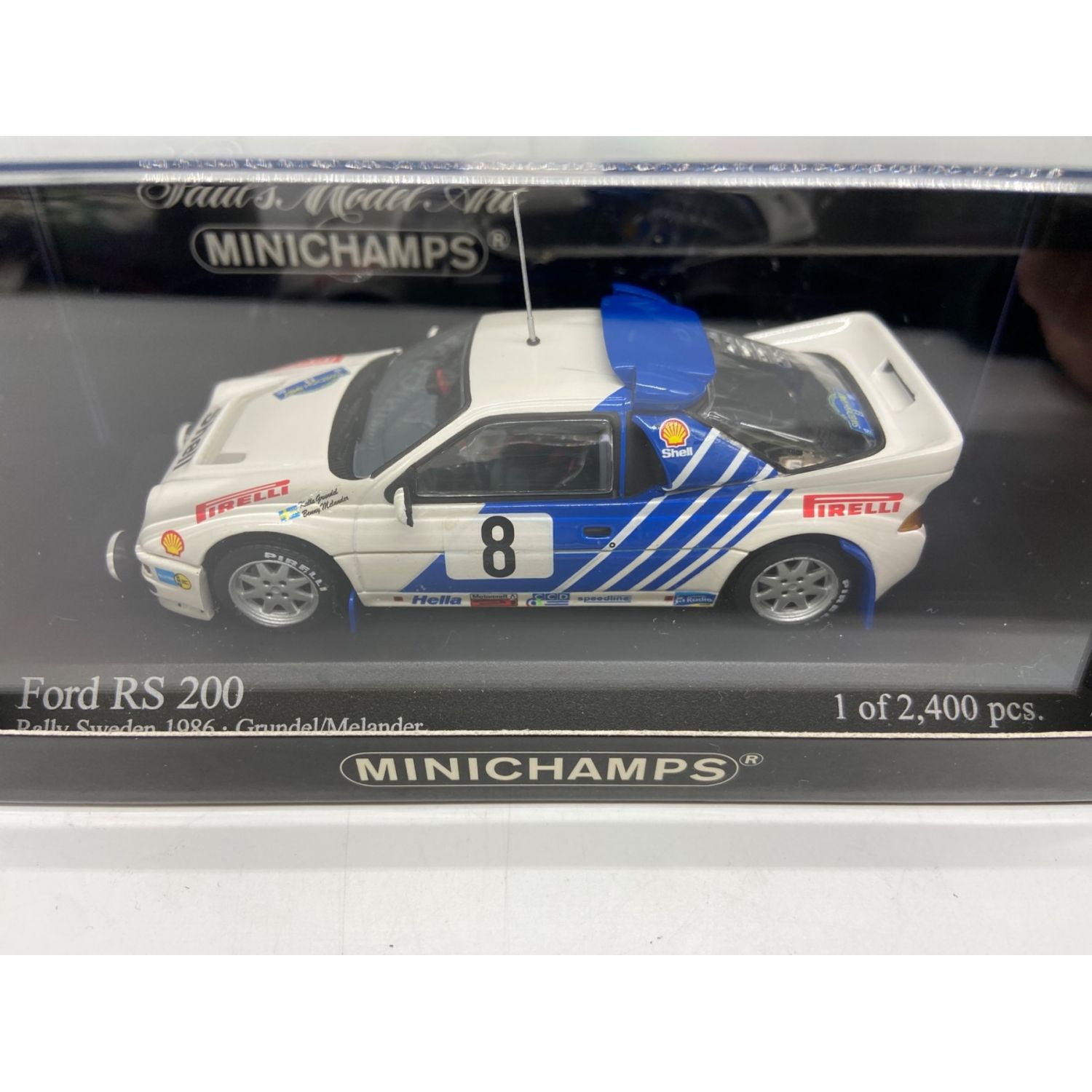 MINICHAMPS (ミニチャンプス) モデルカー Ford RS200 Rally Sweden