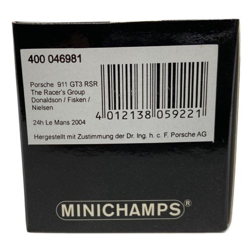 MINICHAMPS (ミニチャンプス) モデルカー Porsche 911 GT3 RSR 400 046981