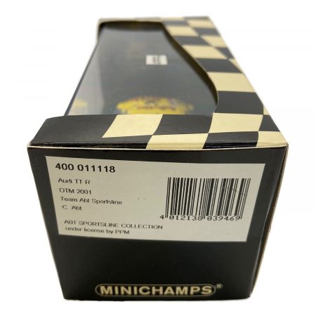 MINICHAMPS (ミニチャンプス) モデルカー 現状販売 Audi TT-R - Christian Abt - Team Abt Sportsline 400 011118