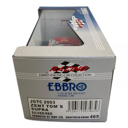 EBBRO (エブロ) モデルカー 現状販売 ZENT TOM'S SUPRA '03 465