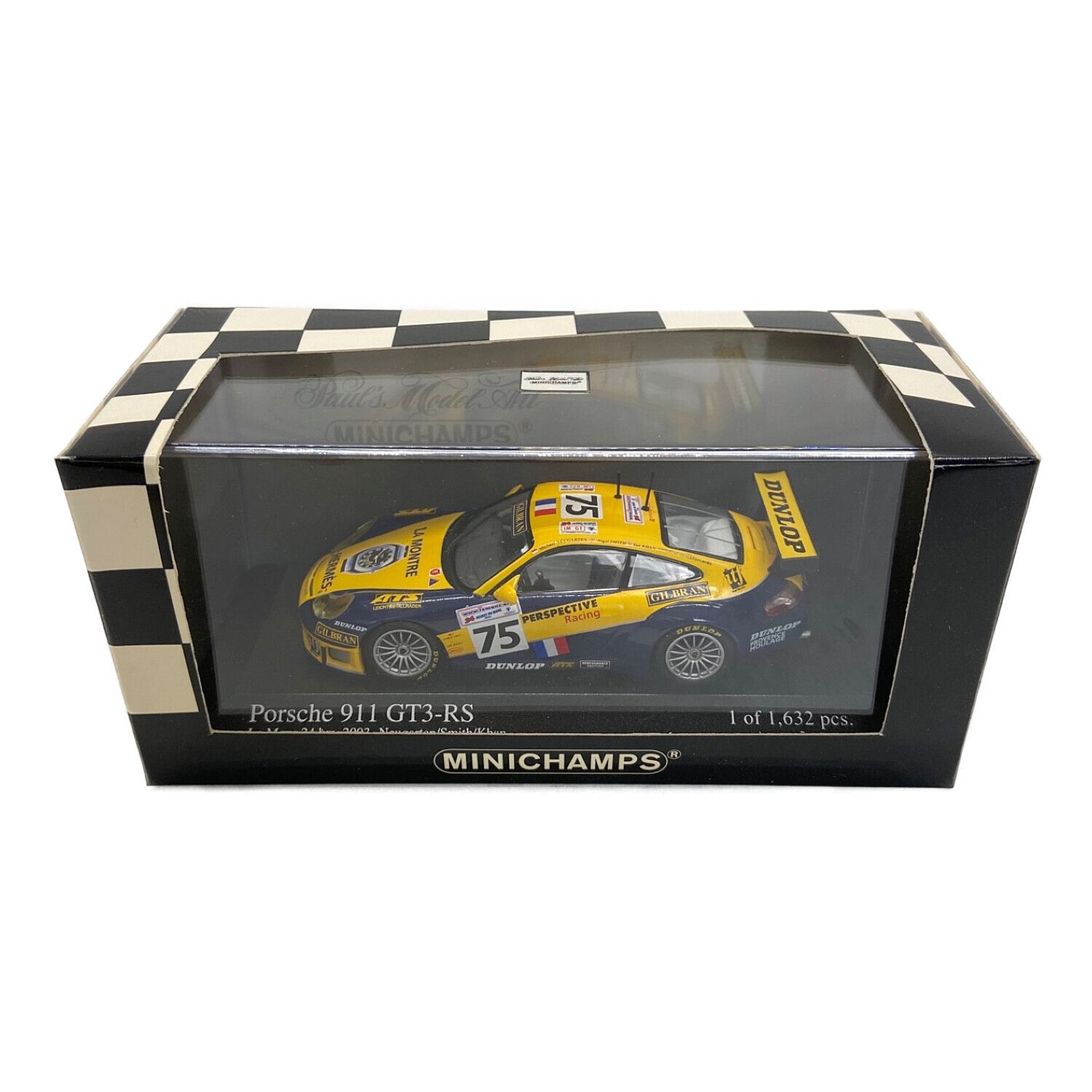 Minichamps 1/43 – Porsche GT3RS GrandAm Final 2001 – Diecast – Modèle De Collection