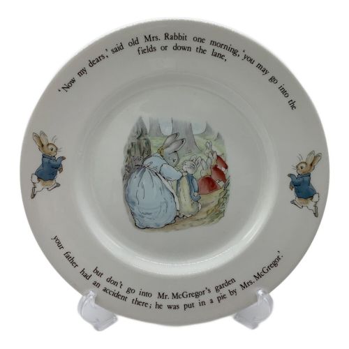 Wedgwood (ウェッジウッド) 洋食器 旧刻印【英国製】 PETER RABBIT カップ＆ソーサー& 2種プレート セット