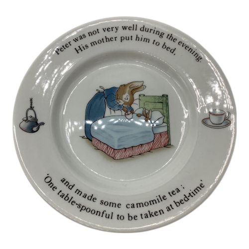 Wedgwood (ウェッジウッド) 洋食器 旧刻印【英国製】 PETER RABBIT カップ＆ソーサー& 2種プレート セット