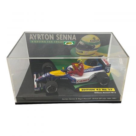 MINICHAMPS (ミニチャンプス) モデルカー AYRTON SENNA Williams Renault FW14 British GP July 14th 1991