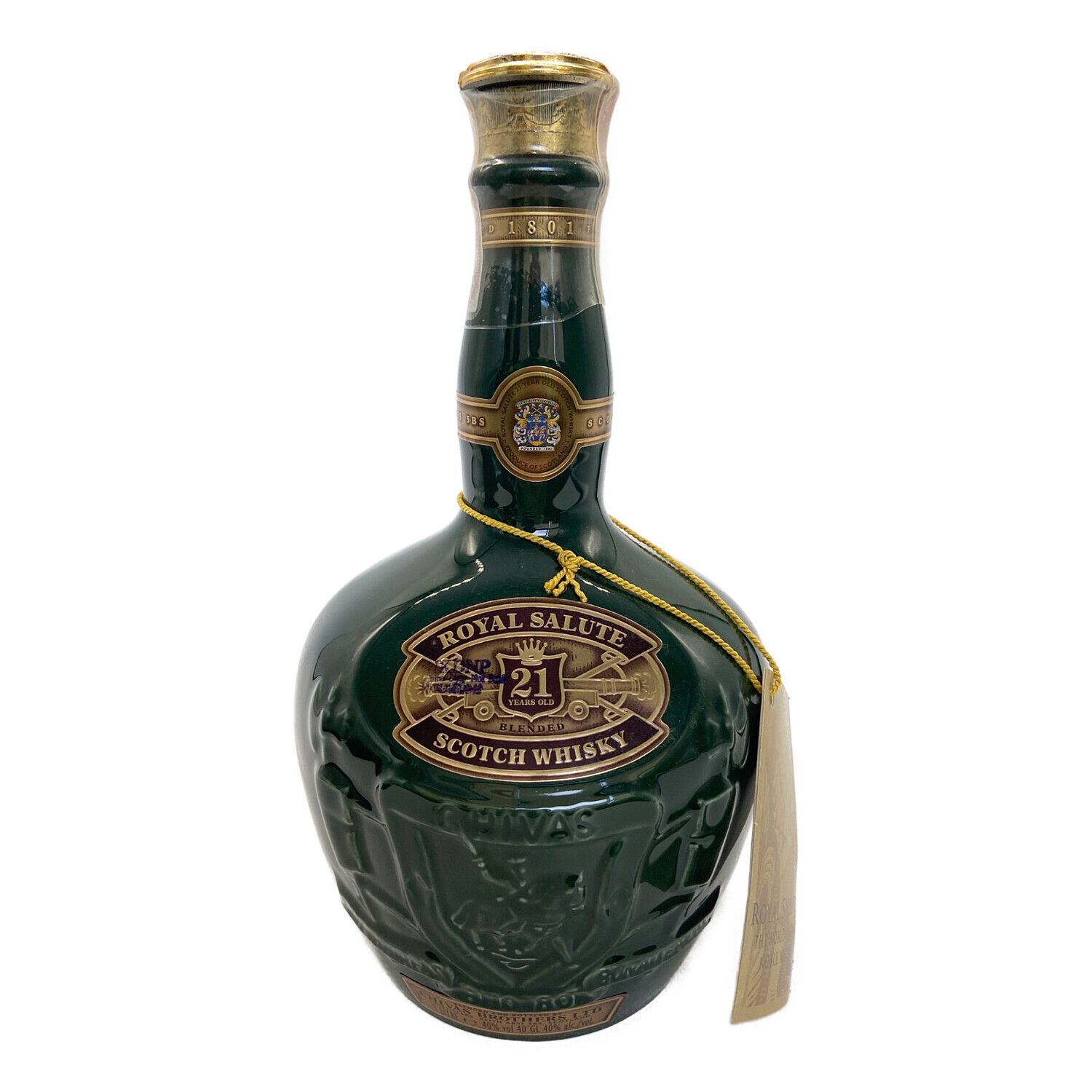 シーバスリーガル ロイヤルサルート 21年 青 陶器瓶 古酒 ビンテージ