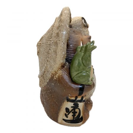 信楽焼 (シガラキヤキ) 狸 9号 梟/蛙