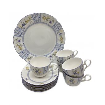 Noritake (ノリタケ) サロンセット ハーブメモリー プレート1・カップ＆ソーサー5