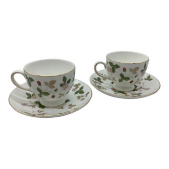 Wedgwood (ウェッジウッド) カップ&ソーサー ワイルドストロベリー 2Pセット