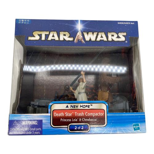 STAR WARS (スターウォーズ) フィギュア プリンセス・レイア＆チューバッカ デス・スター トラッシュ・コンパクタ