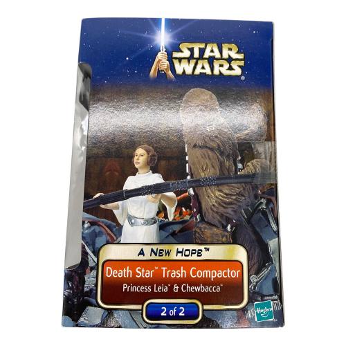 STAR WARS (スターウォーズ) フィギュア プリンセス・レイア＆チューバッカ デス・スター トラッシュ・コンパクタ