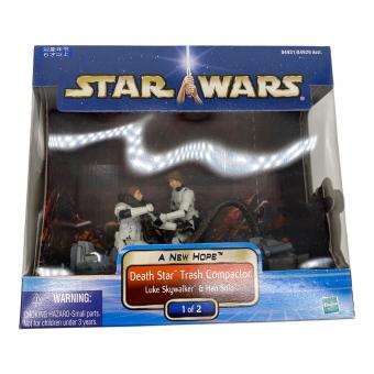 STAR WARS (スターウォーズ) フィギュア ルーク・スカイウォーカー＆ハン・ソロ デス・スター トラッシュ・コンパ
