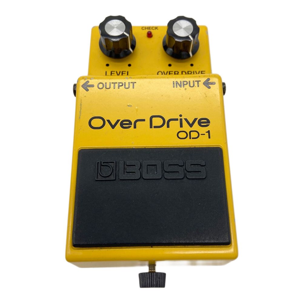 BOSS OD-1 OverDrive 日本製 NEC c4558c #9600 BOSS (ボス) ギターエフェクター 黒ネジ仕様 オペアンプ：NEC C4558C