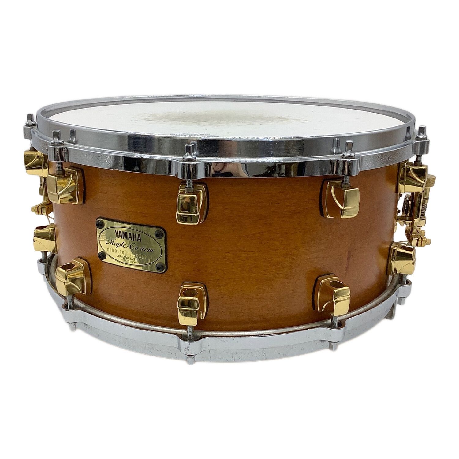 YAMAHA Maple 似つかわしく Custom MSD114 スネアドラム