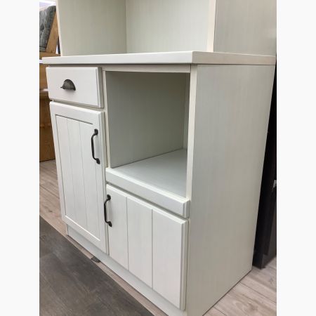 14000ニトリ レンジボード アイボリー 3枚扉 ミランダ 幅120㎝