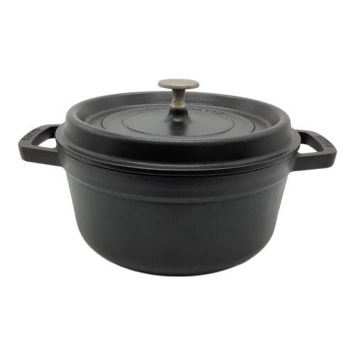 Staub (ストウブ) ココット鍋 SIZE 22 ブラック