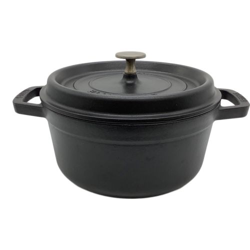 Staub (ストウブ) ココット鍋 SIZE 22 ブラック