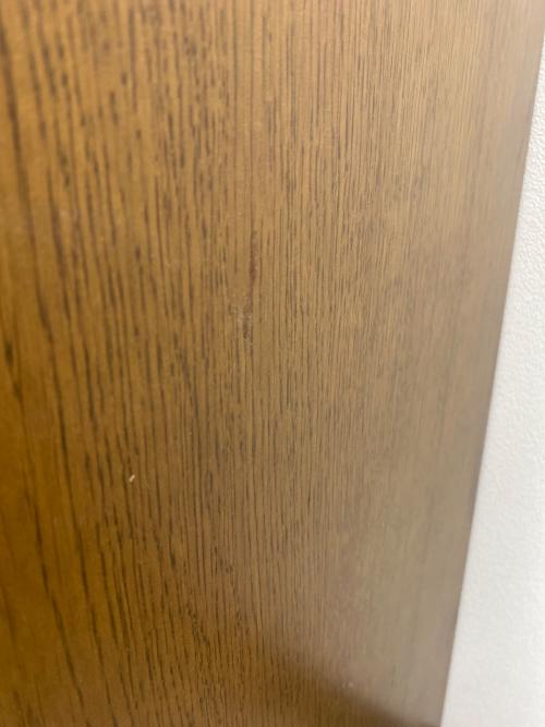 karimoku (カリモク) キャビネット ブラウン 3枚扉 引き出し付き