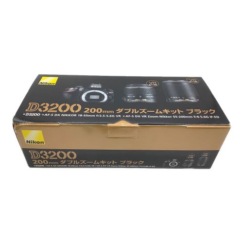 Nikon (ニコン) デジタル一眼レフカメラ ダブルズームキット D3200 2416万画素 専用電池 SDカード対応 2182235