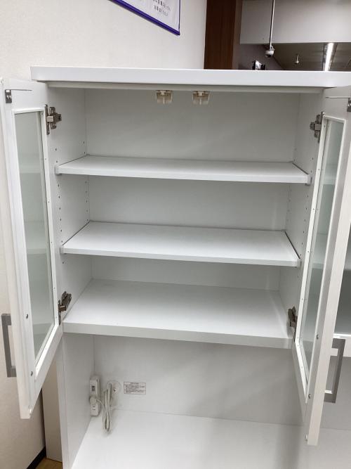 ニトリ レンジボード ホワイト 1 3枚扉