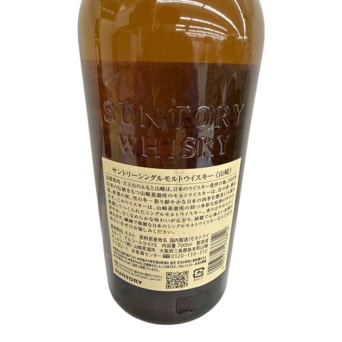 サントリー 山崎 ジャパニーズウィスキー 700ml
