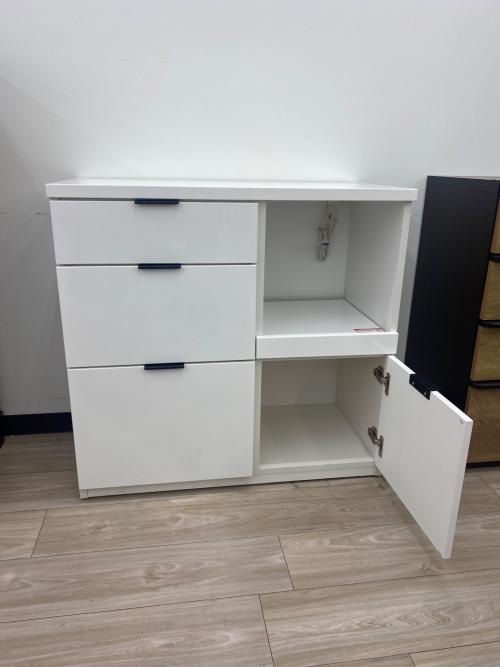 ニトリ キッチンカウンター ホワイト スライド台 エトナ90