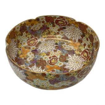 九谷焼 (クタニヤキ) 深鉢 金花