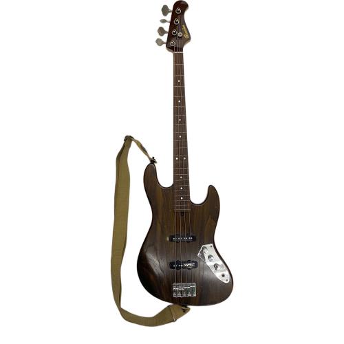 Bacchus (バッカス) エレキベース W-LINE ASH/R BR/01L-MH 順反り有 ジャックガリ有 動作確認済み G05491