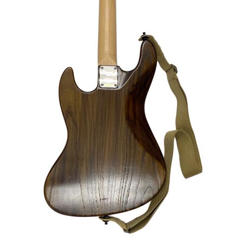 Bacchus (バッカス) エレキベース W-LINE ASH/R BR/01L-MH 順反り有 ジャックガリ有 動作確認済み G05491