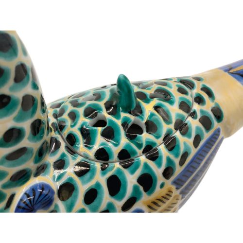 九谷焼 (クタニヤキ) 雉子香炉