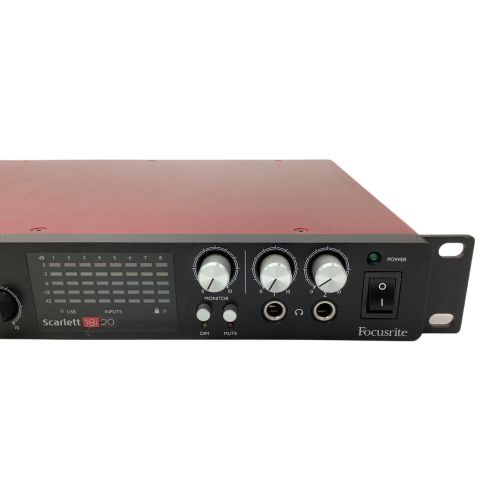 Focusrite (フォーカスライト) オーディオインタフェース scarlet18i20 通電確認のみ -