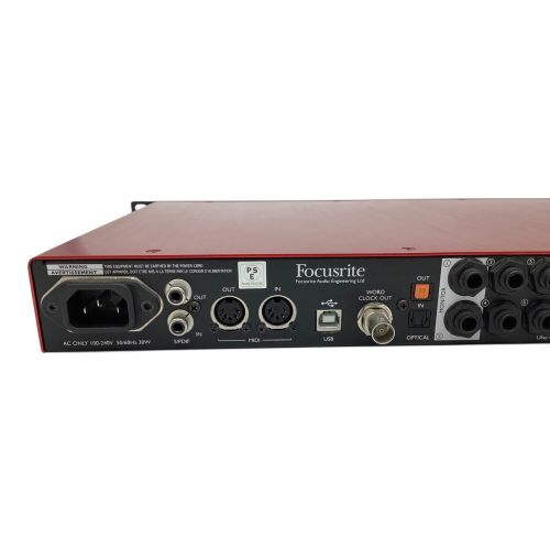 Focusrite (フォーカスライト) オーディオインタフェース scarlet18i20 通電確認のみ -