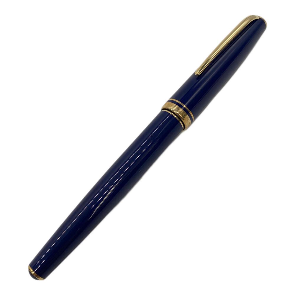 MONTBLANC 万年筆 14K ペン先 MONTBLANC (モンブラン) 万年筆 ネイビー ペン先14K刻印有｜トレファク