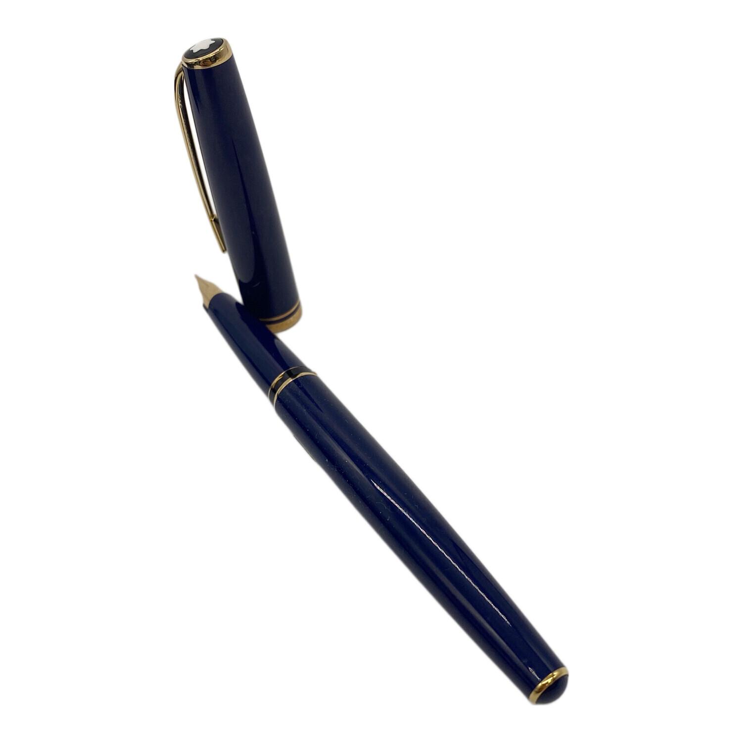 MONTBLANC (モンブラン) 万年筆 ネイビー ペン先14K刻印有｜トレファク