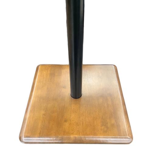 カリモク60+ (カリモクロクマル) カフェテーブル ホワイト×ブラウン