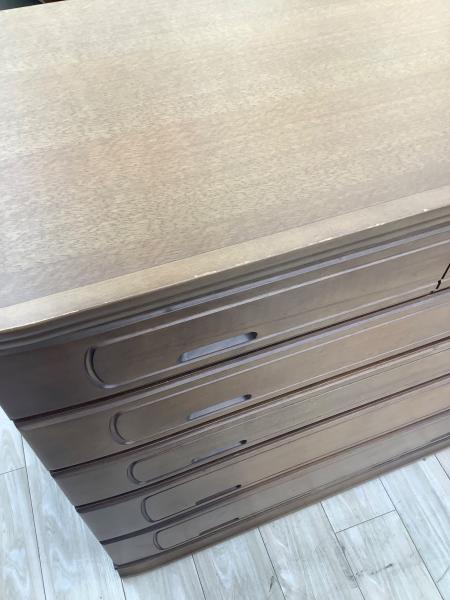 府中家具 (フチュウカグ) 桐タンス ブラウン 5段｜トレファクONLINE