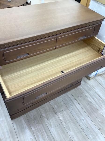5段桐タンスのご紹介！（トレファク寝屋川） 府中家具 (フチュウカグ) 桐タンス ブラウン 5段｜トレファクONLINE