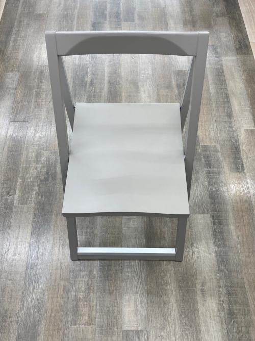 CALLIGARIS (カリガリス) 折りたたみチェアー グレー×シルバー 1人掛け