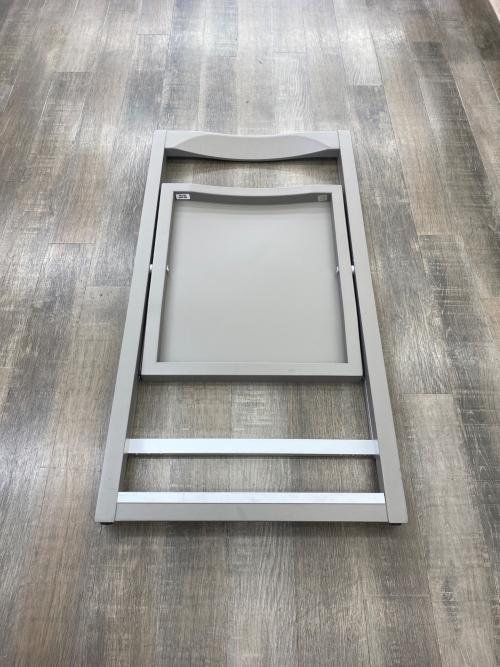 CALLIGARIS (カリガリス) 折りたたみチェアー グレー×シルバー 1人掛け