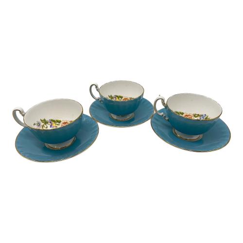 Aynsley (エインズレイ) カップ&ソーサー 金彩変色ハガレ有 ペンブロック アテネ 3Pセット