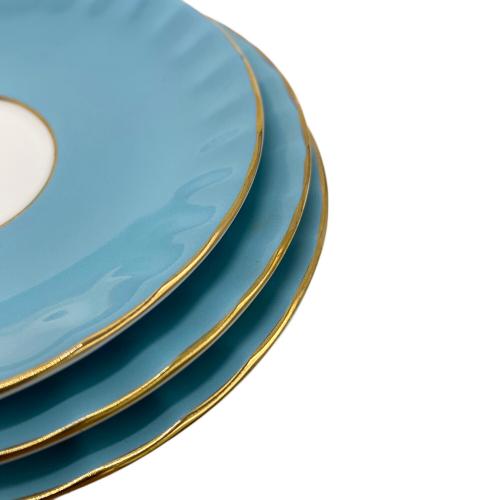 Aynsley (エインズレイ) カップ&ソーサー 金彩変色ハガレ有 ペンブロック アテネ 3Pセット