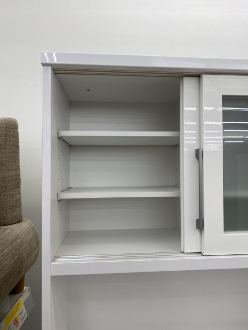 ニトリ レンジボード ホワイト 2枚扉 リガーレ