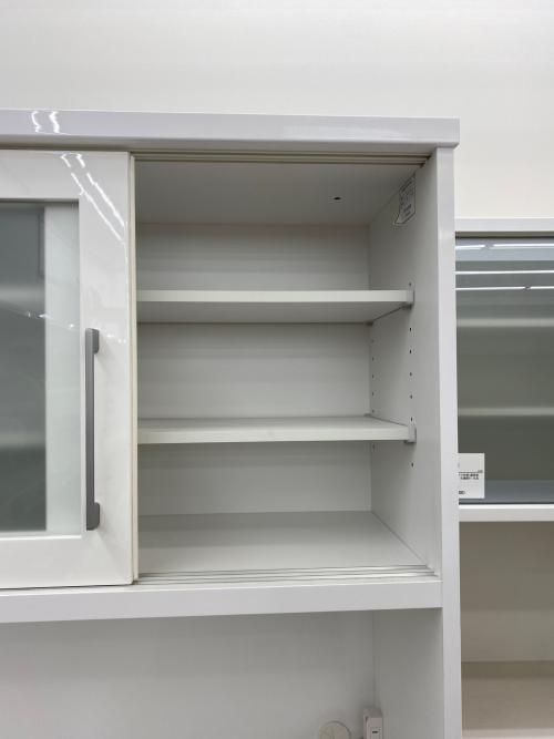 ニトリ レンジボード ホワイト 2枚扉 リガーレ