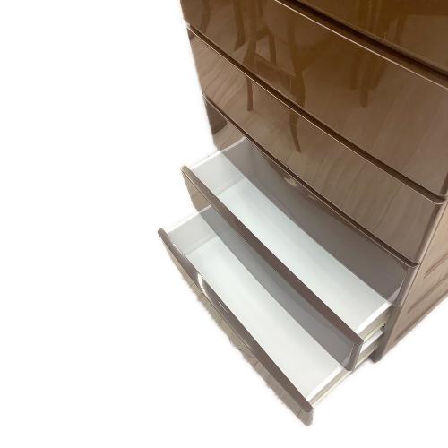 ウッドトップチェスト ブラウン 85 7段